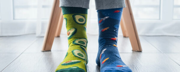 chaussettes au design